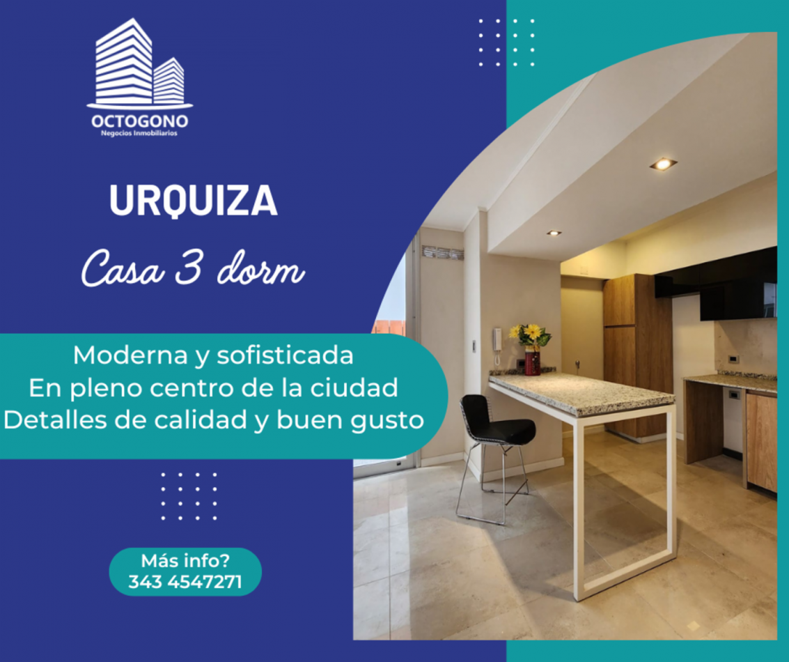 MODERNA CASA EN EL CENTRO DE LA CIUDAD