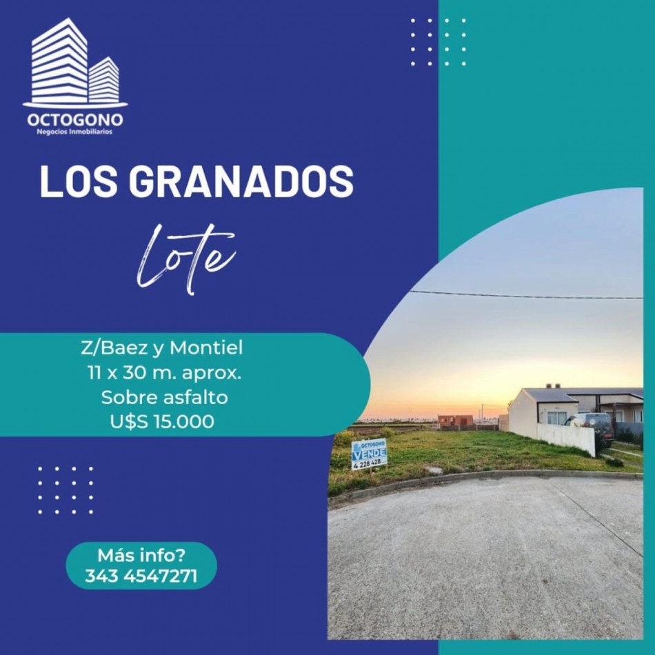 LOTE EN LOTEO LOS GRANADOS