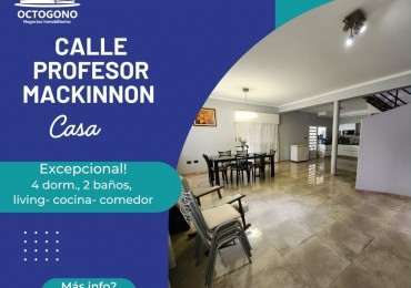 SOLIDA CASA DE 4 DORMITORIOS. AMPLIOS ESPACIOS