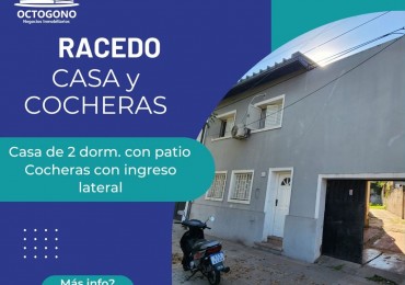 CASA 2 DORMITORIOS Y COCHERAS