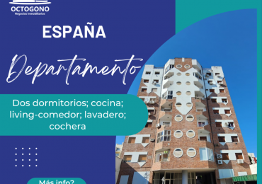 DEPARTAMENTO CENTRICO DOS DORMITORIOS CON COCHERA